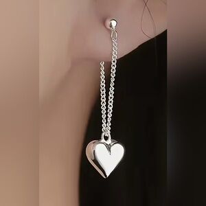 Silver Heart Pendant Necklace